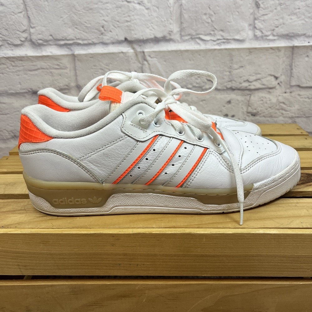 Adidas Rivalry Low Solar Orange & White Mens Athletic  sold